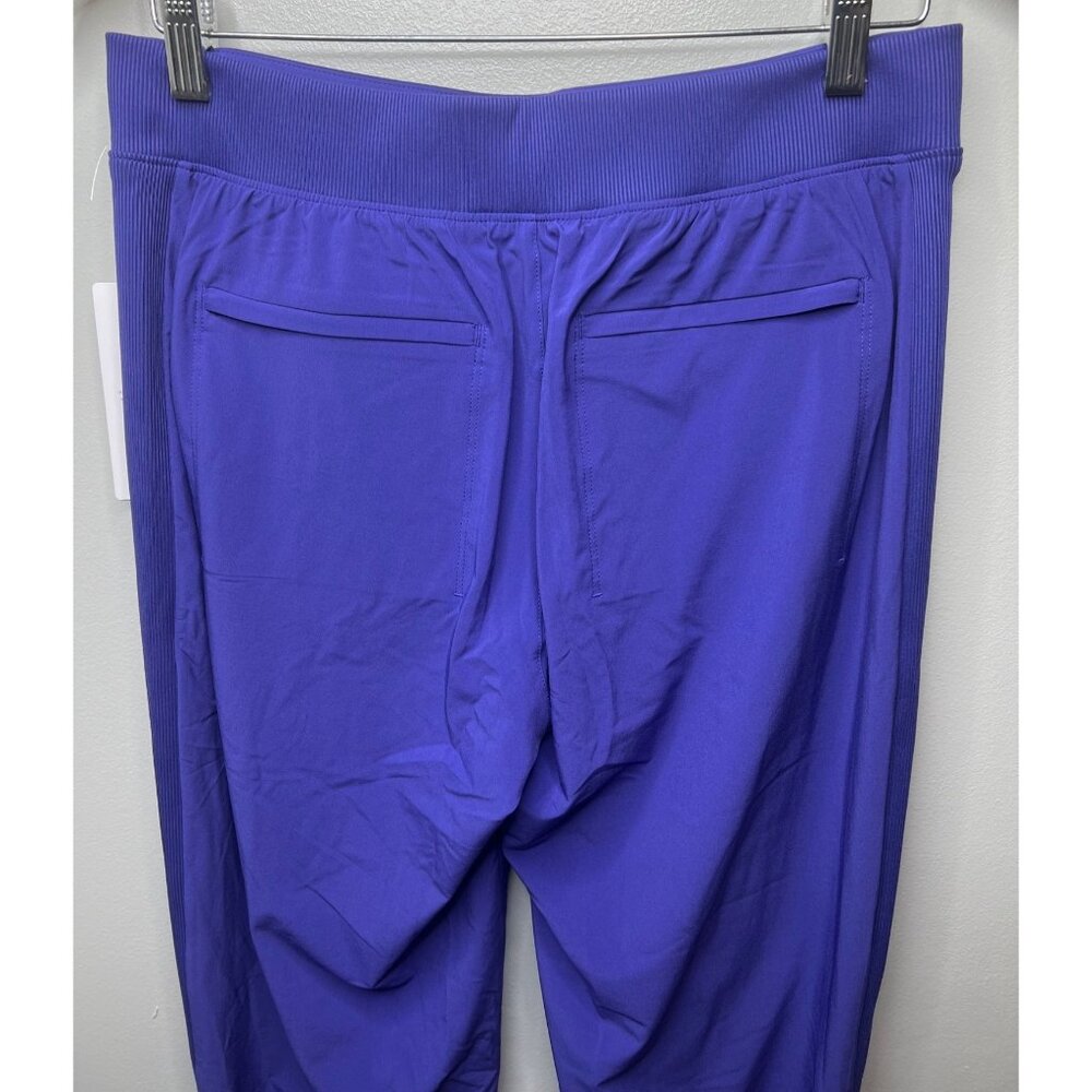 Athleta Womens Brooklyn Lined Pant Purple Ribbed Waist size 4/P - Picture 10 of 16
